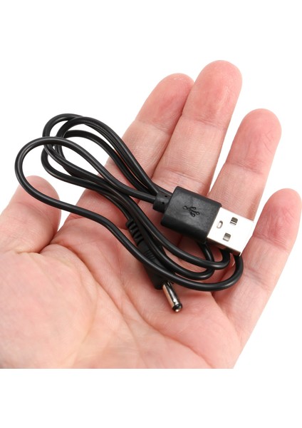 3,5 mm x 1,3 mm Siyah USB Kablosu Kurşun Şarj Cihazı Kablosu Güç Kaynağı (Yurt Dışından) fırsatları
