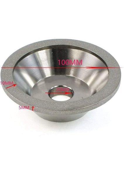100X32X20X10X5 Fincan Elmas Taşlama Tekerlek Soyunma Aracı Alaşım Bıçak Tungsten Kase Şekilli Elmas Taşlama Tekerleği (Yurt Dışından)