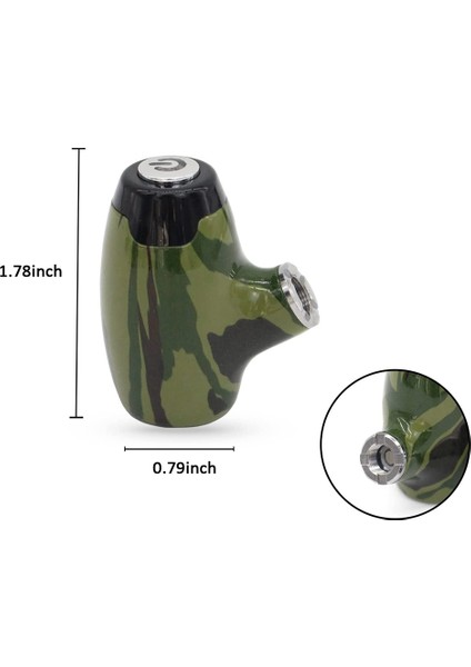 Yükseltilmiş V2 Tam Metal Evrensel Taşınabilir Havya 3.0V 3.7V 4.2V Değişken Gerilim Yeşil Kamuflaj (Yurt Dışından)