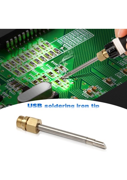 510 Arayüzü Havya Ucu Mini Taşınabilir USB Havya Ucu Kaynak Rework Aksesuarları, At Nalı (Yurt Dışından)