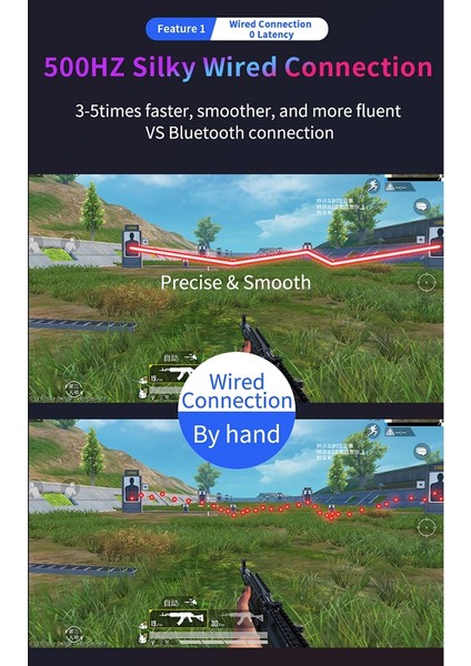 M3 Tak ve Çalıştır Gamepad Pubg Mobil Denetleyici Oyun Klavye Fare Dönüştürücü Bluetooth 5.0 Android/ıos Adaptörü (Yurt Dışından)