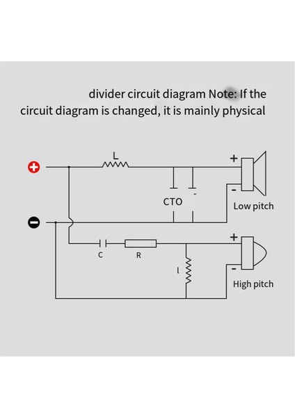 Aurelia Hoparlör Için 2 Yollu Crossover 200W Çok Fonksiyonlu Taşınabilir High-End Audio Adanmış Crossover, A (Yurt Dışından)
