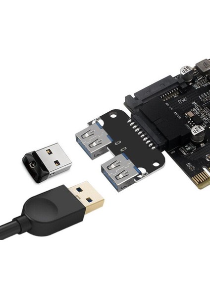 20PIN Çift Usb3.0 Adaptör Connverter Masaüstü Anakart 19 PIN/20P Başlık 2 Bağlantı Noktalı USB Dişi Konnektör, PH22 (Yurt Dışından) indirimleri