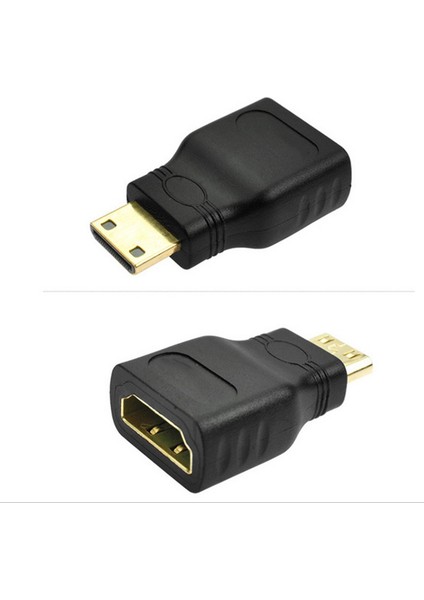 5 Paket Mini HDMI Adaptörü Altın Kaplama Mini HDMI Erkek - HDMI Dişi Yüksek Hızlı HDMI Tip C - Raspberry Pi Zero, Kamera, Video Kamera, Dslr, Tablet, Video Kartı Için Uyumlu (Yurt Dışından)