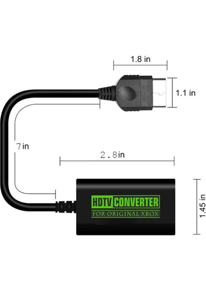 Xbox Için HDMI Uyumlu Dönüştürücü Dijital Video Ses Adaptörü Hdtv Projektör Tv Monitörü Xbox 480P 720P 1080P (Yurt Dışından) indirimleri
