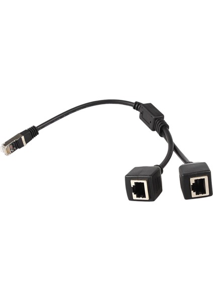 RJ45 Ethernet Ayırıcı Kablo, 1 Erkek - 2 Dişi Ethernet Bağlantı Kablosu Uygun Cat5, Cat6 Lan Ethernet Soket Adaptörü (Yurt Dışından)