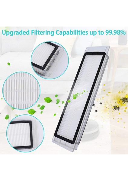 Ana Yan Fırça Hepa Filtre Paspas Bezi Xiaomi Roborock S50 S55 S6 S5MAX Elektrikli Süpürge Parçaları (Yurt Dışından) fırsatları