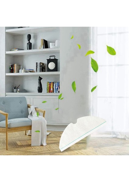 12 Adet Tek Kullanımlık Paspas Bezi Xiaomi Roborock T8/q7 Max/max+ Zemin Temizliği Için Robotlu Süpürge Parçaları (Yurt Dışından)