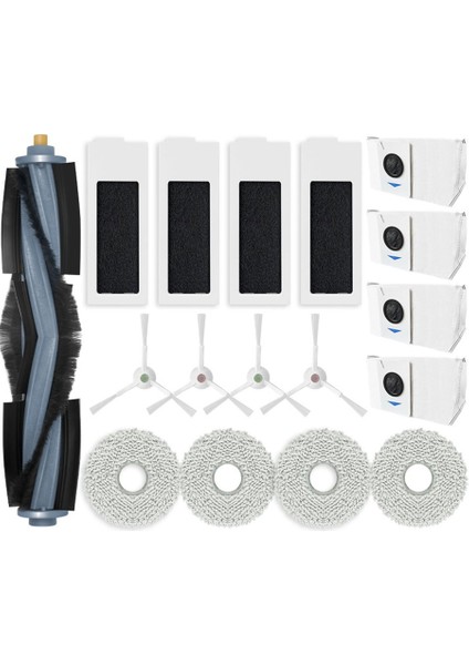Ecovacs Deeboot T20 Pro, T20 Pro Plus, T20 Max, T20 Omnı Yedek Parça Ana Yan Fırça Hepa Filtre Paspas Bezi Toz Torbası (Yurt Dışından) fiyatları