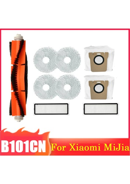9 Adet Yedek Aksesuarlar Xiaomi Mijia B101CN Robotlu Süpürge Hepa Filtre Paspas Bezi Ana Fırça Toz Torbası (Yurt Dışından) fiyatları