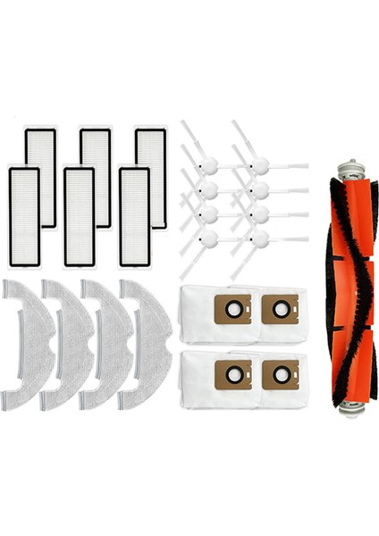 Ana Yan Fırça Filtre Paspas Bezi ve Toz Torbası Değiştirme Xiaomi Dreame Bot L10 Artı Z10 Pro Robotik Elektrikli Süpürge (Yurt Dışından)
