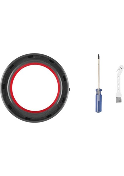 Dyson V11/SV14/SV15 Elektrikli Süpürge Toz Kutusu Için Üst Sabit Sızdırmazlık Halkası Tornavida ile Üst Sabit Sızdırmazlık Halkası (Yurt Dışından)