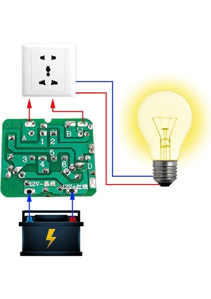 12V - 220V Yükseltme Güç Modülü 35W Dc-Ac Boost Inverter Modülü Çift Kanallı Ters Dönüştürücü Güçlendirici Modülü (Yurt Dışından)