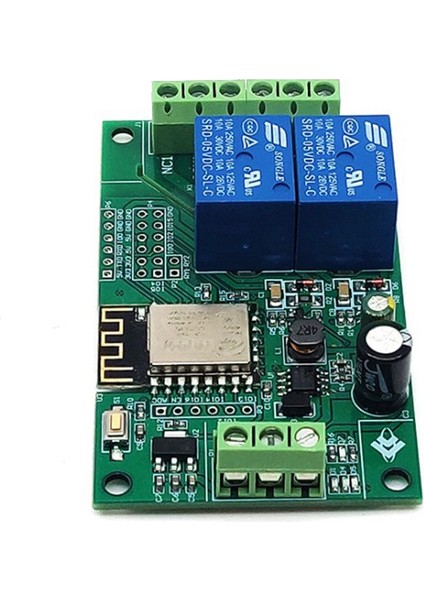 ESP8266 ESP-12F Wifi Röle Modülü 2 Kanal 5 V/8-80 V Ağ Röle Anahtarı Arduino Ide Akıllı Ev App Uzaktan Kumanda Için (Yurt Dışından)