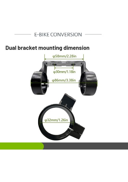 Ekran Tutucu Braketi Elektrikli Bisiklet Sistemi Ekran Braketi Ebike Kt LCD 3 LCD3U LCD8H LCD8HU Ekran (Yurt Dışından)