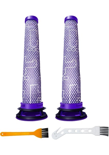 Dyson V8 ve V7 Akülü Elektrikli Süpürgeler Aksesuarları Için Uyumlu 4 Adet Ön Filtreler Hepa Değiştirmeleri (Yurt Dışından)