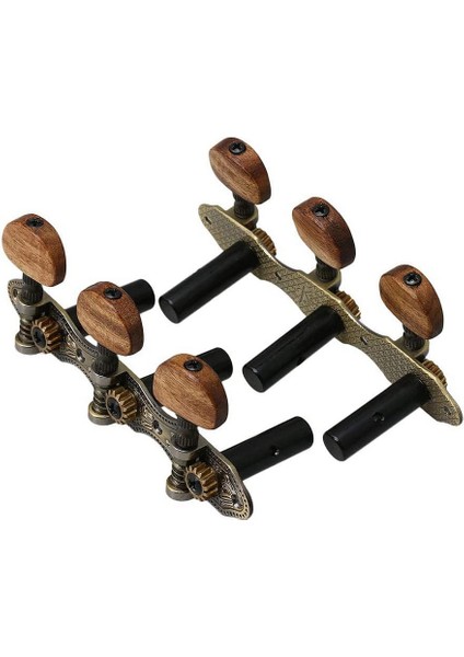 2 Adet Gitar Tuner Akort Tuşları Klasik Gitar Için Mandal Makine Kafaları (Yurt Dışından)