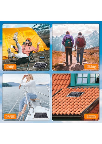 Karavan Tekne Rv Için 100A Denetleyicili 180W Güneş Paneli Kiti 12V Pil Şarj Cihazı (Yurt Dışından) fiyatları