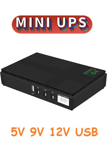 5V 9V 12V Kesintisiz Güç Kaynağı Mini Ups USB 10400MAH Wifi Yönlendirici Cctv Için Pil Yedekleme Cctv (Ab Tak) (Yurt Dışından)