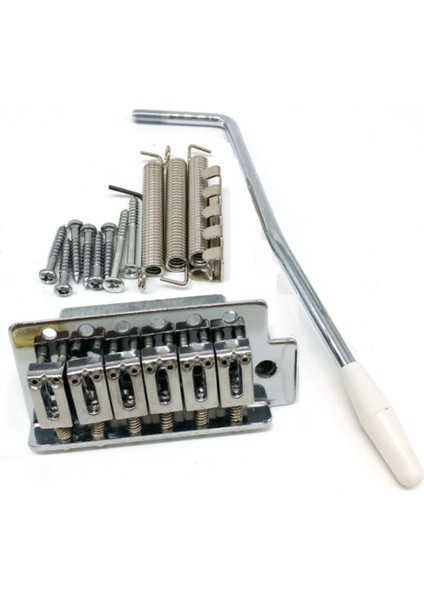 Gitar Parçaları Tremolo Köprü Çelik Eyer Krom Tek Rocker Tremolo Elektro Gitar Köprüsü Altın Gümüş Siyah (Yurt Dışından)