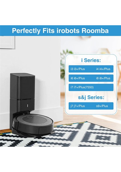 Irobot Roomba I & S & J Serisi Için Vakum Torbaları I7 I7+/ I3 I3+ / S9 S9+/ I4 I4+ / I6 I6+ / J7 J7+/ I8+ Elektrikli Süpürge (Yurt Dışından)