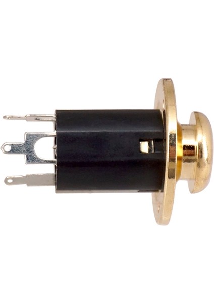 Bas Gitar Çıkışı Giriş Uç Pin Jack-6.35 Akustik Gitar Ekolayzır Eq Preamp Soket 6.35MM Gitar Aksesuarları Gümüş (Yurt Dışından)