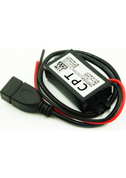 Dc 7-22V Ila 5V 3A USB Dişi Adım Aşağı Dönüştürücü Regülatörü Aşırı Yük Aşırı Düşük Voltaj Koruması ile Araba Için Su Geçirmez (Yurt Dışından)