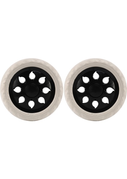Adet Hot Wheel Tasarımlı Araba Bagajı Gezgin Çarkları 15,8 x 3,4 cm - Siyah Beyaz (Yurt Dışından)