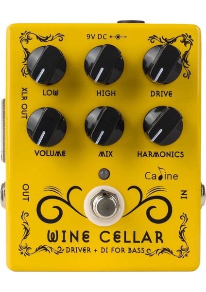 Caline Cp-60 Sürücü + Dı Bas Gitar Pedalı Efekt Gitar Aksesuarları Mini Pedal Gitar Parçaları (Yurt Dışından)
