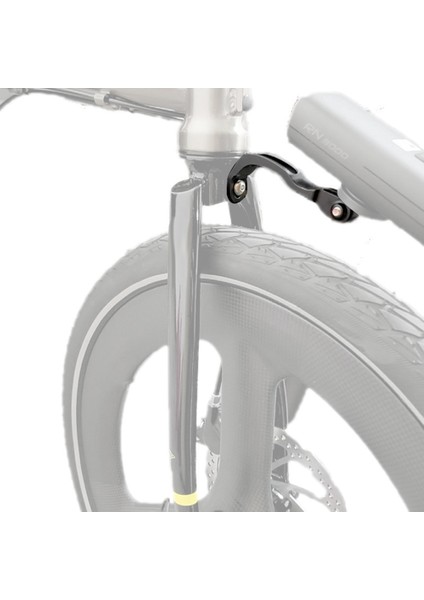 Bisiklet Ön Işık Braketi Brompton Katlanır Bisiklet Yol Katlanır Bisiklet Kamera Gopro Işık Tutucu Tabanı Siyah (Yurt Dışından)