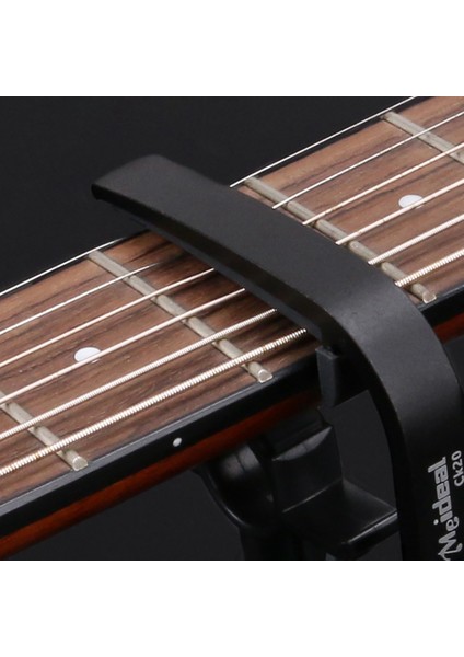 Elektrik ve Akustik Gitar Ukulele Bas Için Meideal Gitar Capo Hızlı Değişim Kolay Transpoze Koruma Itme Tipi Capo (Yurt Dışından)