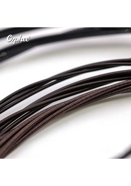 Orphee 6 Adet/takım NX35-C Tam Set Siyah Naylon Klasik Gitar Telleri Sert Gerilim 0.028 - 0.045 Inç (Yurt Dışından)