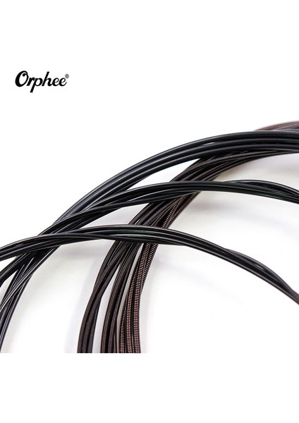 Orphee 6 Adet/takım NX35-C Tam Set Siyah Naylon Klasik Gitar Telleri Sert Gerilim 0.028 - 0.045 Inç (Yurt Dışından)
