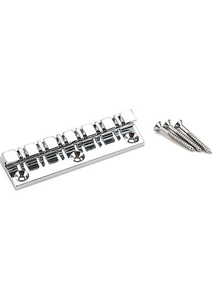 12 Strings Metal Gitar Köprüsü Elektro Gitar Aksesuarları Için Sabit Arp Köprü Dize (Yurt Dışından)