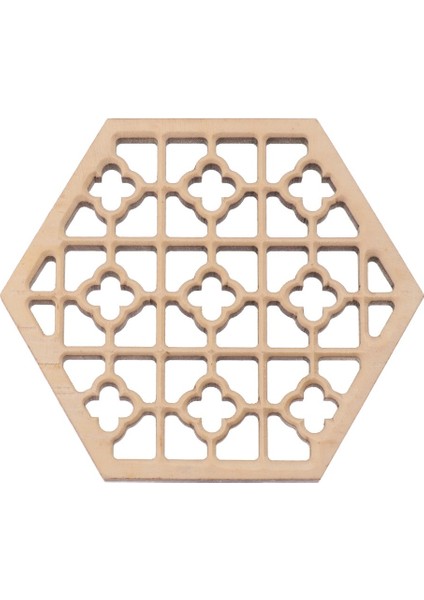 Ahşap Altıgen Kabartmalı Erhu Ses Penceresi Erhu Aksesuarı (Yurt Dışından)