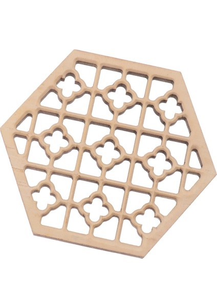 Ahşap Altıgen Kabartmalı Erhu Ses Penceresi Erhu Aksesuarı (Yurt Dışından)