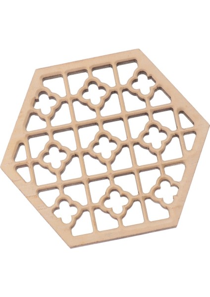 Ahşap Altıgen Kabartmalı Erhu Ses Penceresi Erhu Aksesuarı (Yurt Dışından)