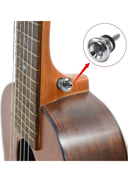 50 Adet Gitar Askısı Bakır Toka Gitar Ukulele Bas Askı Kilidi Kilit Metal Müzik Parçaları, Gümüş (Yurt Dışından) indirimleri