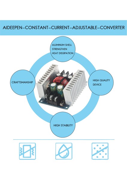 300W 20A Dc Buck Modülü Sabit Akım Ayarlanabilir Düşürücü Dönüştürücü Gerilimi (Yurt Dışından)