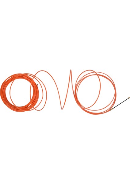 4mm 15 Metre Turuncu Kılavuz Cihazı Naylon Elektrik Kablosu Itme Çektirme Kanalı Yılan Rodder Misina Tel (Yurt Dışından) fiyatları