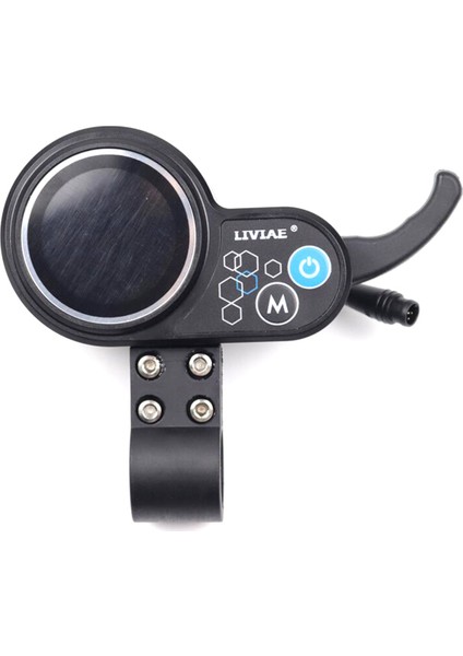 Lıvıae 36V-48V 350W Motor Fırçasız Denetleyici LCD Ekran Paneli Başparmak Gaz Elektrikli Bisiklet Scooter (Yurt Dışından)