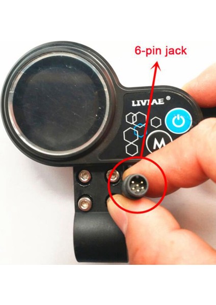 Lıvıae 36V-48V 350W Motor Fırçasız Denetleyici LCD Ekran Paneli Başparmak Gaz Elektrikli Bisiklet Scooter (Yurt Dışından) fırsatları