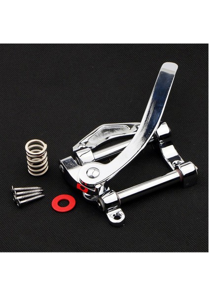 Gitar Vibrato Kuyruk Parçası Tremolo Düz Üst Gövde Tremolo Ünitesi Tele, Sg, Lp, Vb Elektro Gitarlar Için Vibrato Köprüsü (Gümüş) (Yurt Dışından)