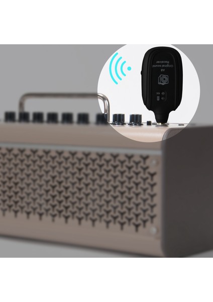 Uhf Gitar Kablosuz Sistemi Verici Alıcı Dahili Şarj Edilebilir (Yurt Dışından)