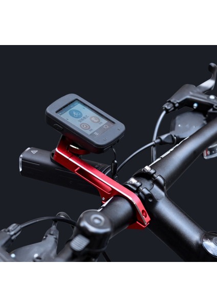 Bisiklet Bilgisayarı Montaj Braketi Bisiklet Gidon Montaj Tutucu Bisiklet Kronometre Kamera Tutucu Garmın Bryton Gopro, Titanyum (Yurt Dışından)