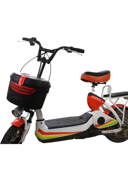 Katlanabilir Elektrikli E-Bisiklet Scooter Xiaomi M365 Için Kilitli Elektrikli Scooter Depolama Ön Taşıma Sepeti (Yurt Dışından)