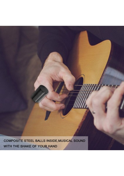 Gitar Ukulele Kum Çalkalayıcı Ritim Halkası Maraca Cabasa Parmak Ukulele Aksesuarları Siyah Giymek (Yurt Dışından) fırsatları