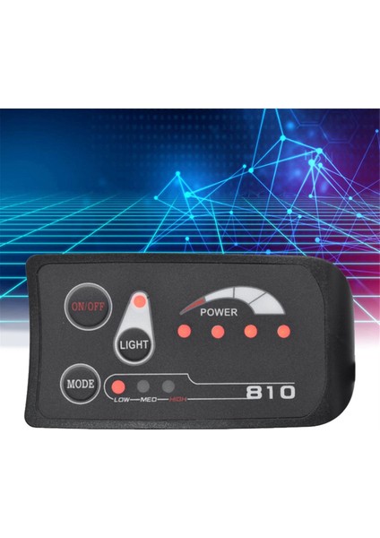 5pın S810 E-Bisiklet Metre LED Ekran IP65 36V Uart Elektrikli Bisiklet Elektrikli Bisiklet Metre (36V) (Yurt Dışından) indirimleri