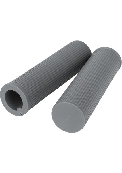 Xiaomi 4 Pro Elektrikli Scooter Için Gidon Kavrama Kauçuk Silikon Kapak Kaymaz Kolu Kol Yedek Parçalar Gri (Yurt Dışından)