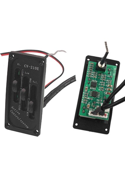 Aktif Ton Sistemli Pirinçli Elektrik Keman Pikap Piezo Preamp Aksesuarı (Yurt Dışından)